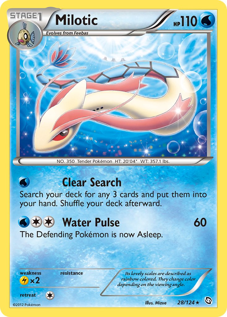 Milotic (28/124) (Theme Deck Exclusive) [Black & White: Dragons Exalted] | Card Merchant Takapuna