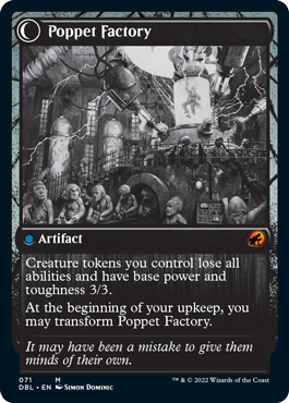 Poppet Stitcher // Poppet Factory [Innistrad: Double Feature] | Card Merchant Takapuna