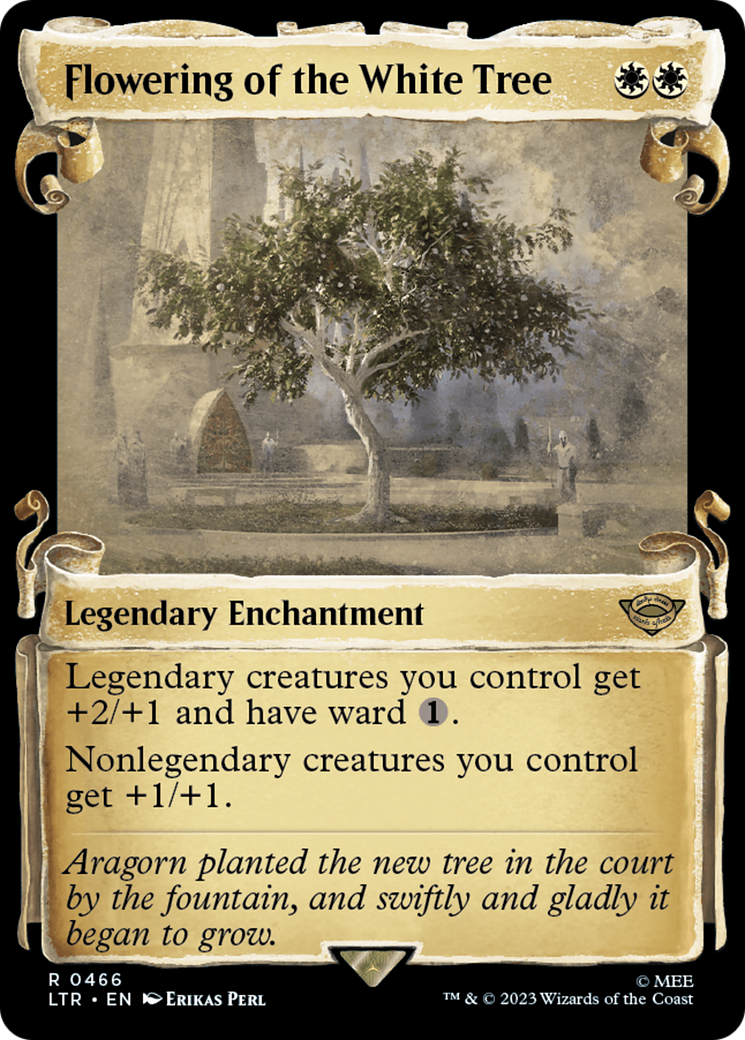 Flowering of the White Tree [The Lord of the Rings: Tales of Middle-Earth Showcase Scrolls] | Card Merchant Takapuna