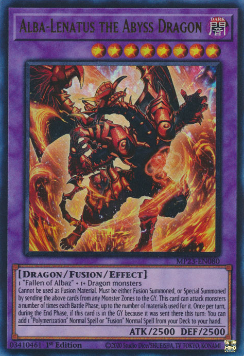 Alba-Lenatus the Abyss Dragon [MP23-EN080] Ultra Rare | Card Merchant Takapuna