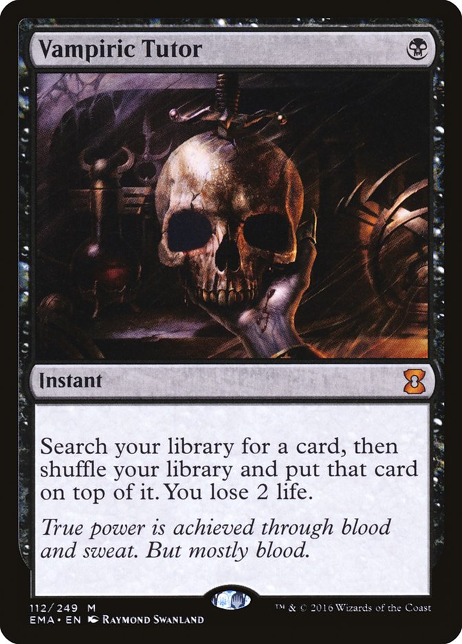 Vampiric Tutor [Eternal Masters] | Card Merchant Takapuna