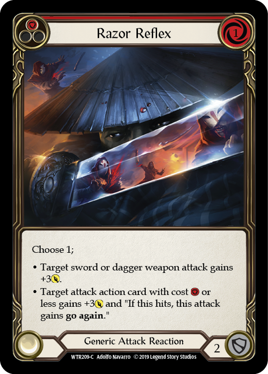 Razor Reflex (Red) [WTR209-C] (Welcome to Rathe)  Alpha Print Normal | Card Merchant Takapuna
