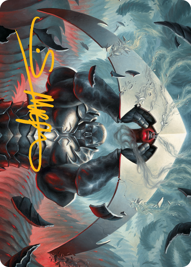 Mirrodin Avenged Art Card (Gold-Stamped Signature) [March of the Machine Art Series] | Card Merchant Takapuna