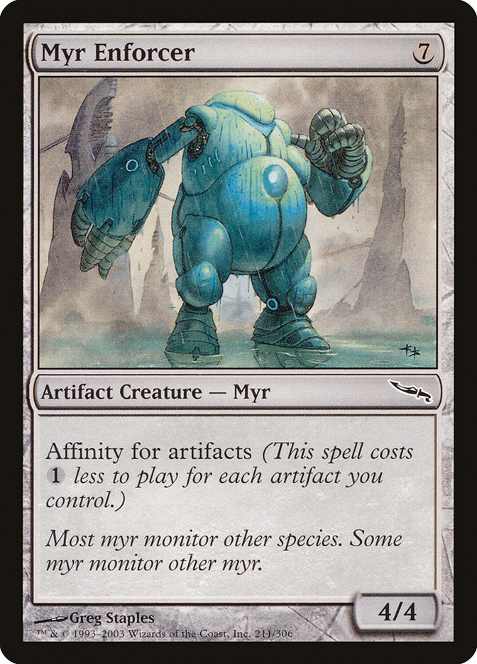 Myr Enforcer [Mirrodin] | Card Merchant Takapuna