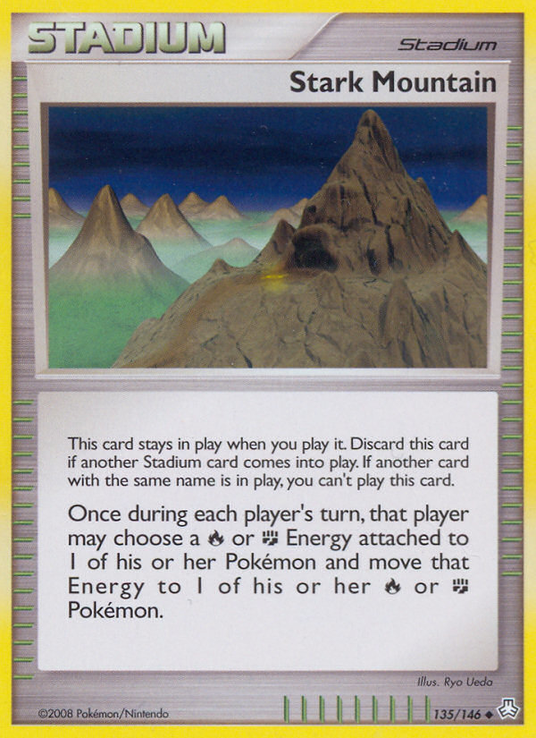 Stark Mountain (135/146) [Diamond & Pearl: Legends Awakened] | Card Merchant Takapuna