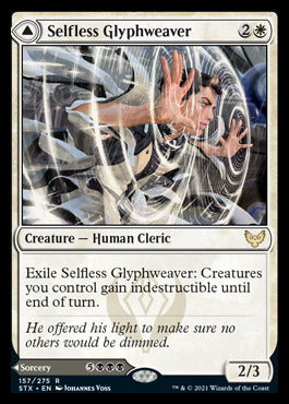 Selfless Glyphweaver // Deadly Vanity [Strixhaven: School of Mages] | Card Merchant Takapuna