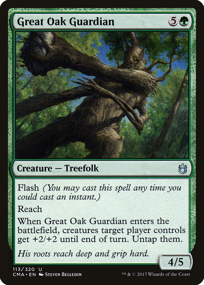 Great Oak Guardian [Commander Anthology] | Card Merchant Takapuna