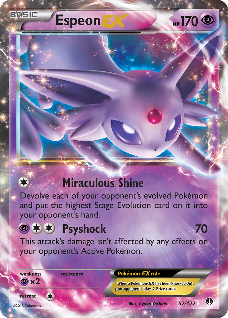 Espeon EX (52/122) [XY: BREAKpoint] | Card Merchant Takapuna
