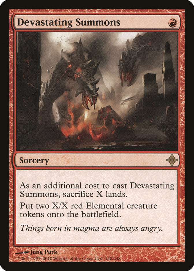 Devastating Summons [Rise of the Eldrazi] | Card Merchant Takapuna