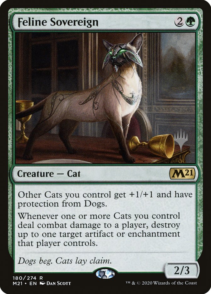 Feline Sovereign (Promo Pack) [Core Set 2021 Promos] | Card Merchant Takapuna