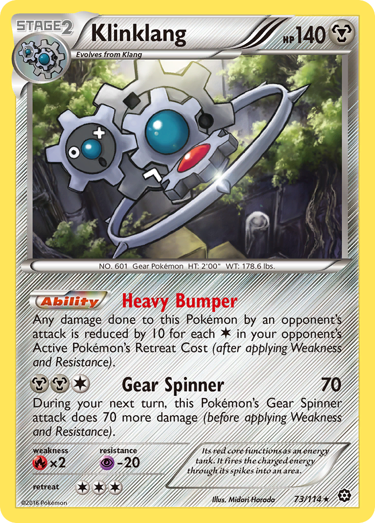 Klinklang (73/114) [XY: Steam Siege] | Card Merchant Takapuna