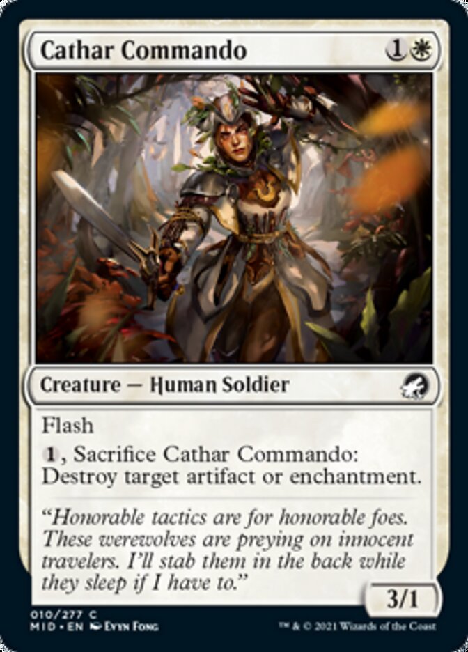 Cathar Commando [Innistrad: Midnight Hunt] | Card Merchant Takapuna