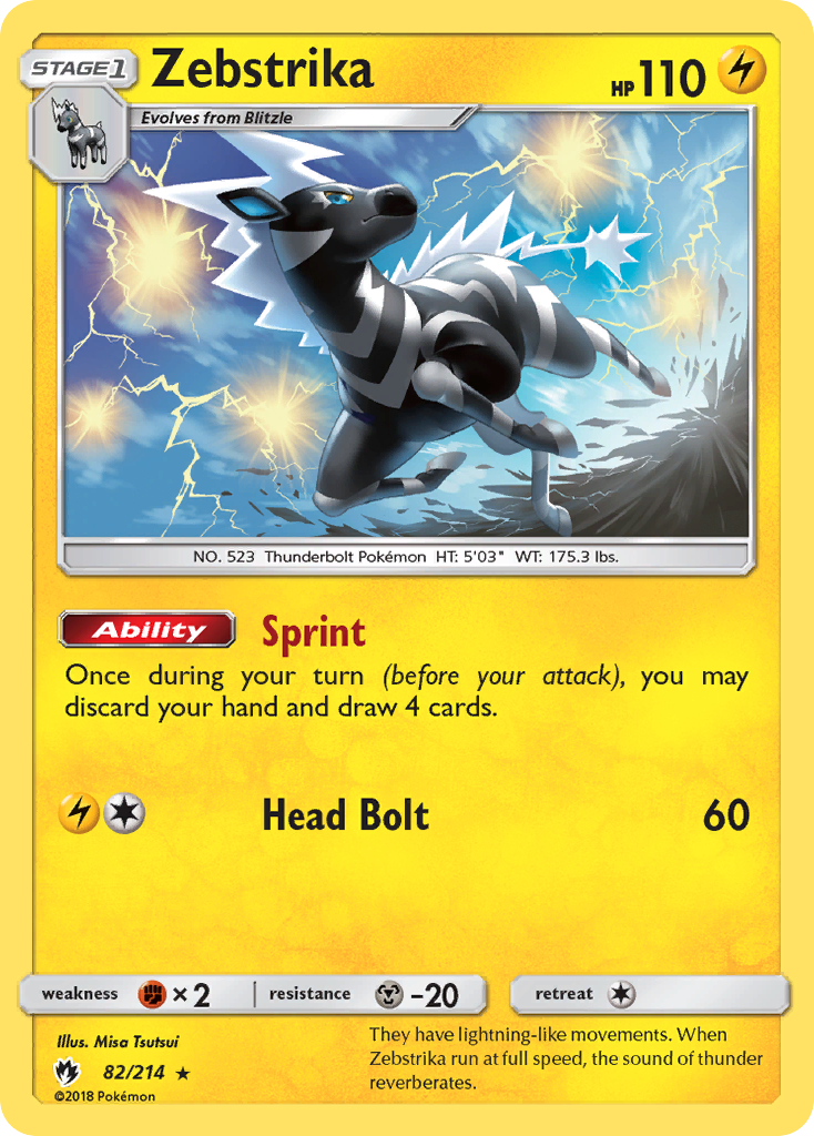 Zebstrika (82/214) [Sun & Moon: Lost Thunder] | Card Merchant Takapuna