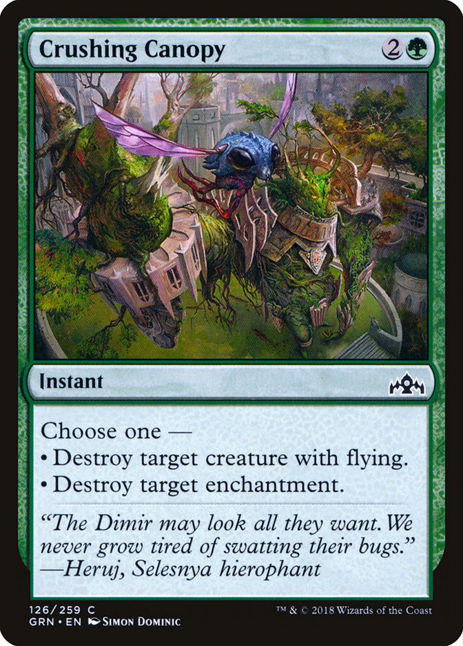 Crushing Canopy [Guilds of Ravnica] | Card Merchant Takapuna