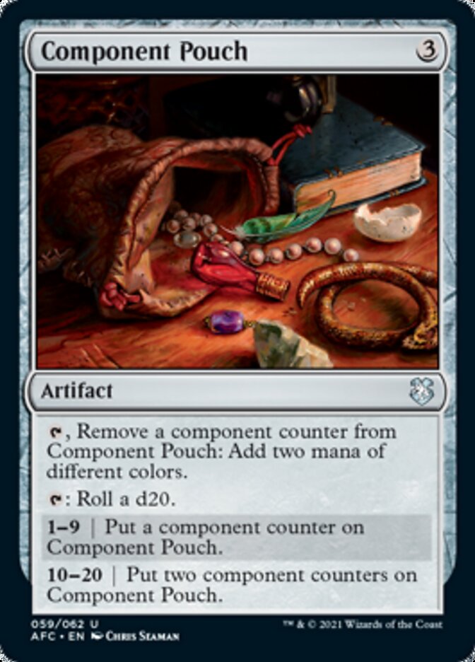 Component Pouch [Dungeons & Dragons: Adventures in the Forgotten Realms Commander] | Card Merchant Takapuna