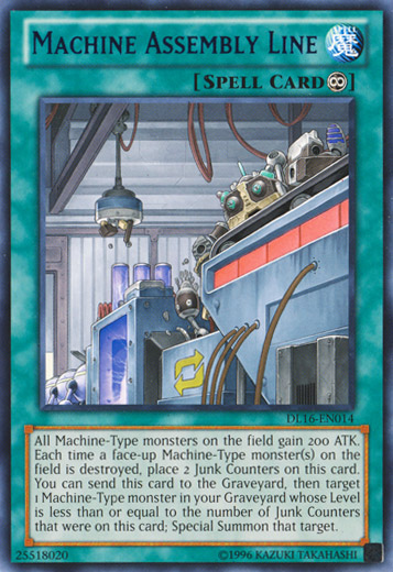 Machine Assembly Line (Blue) [DL16-EN014] Rare | Card Merchant Takapuna