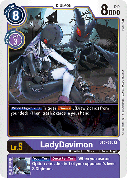 LadyDevimon [BT3-088] [Release Special Booster Ver.1.5] | Card Merchant Takapuna