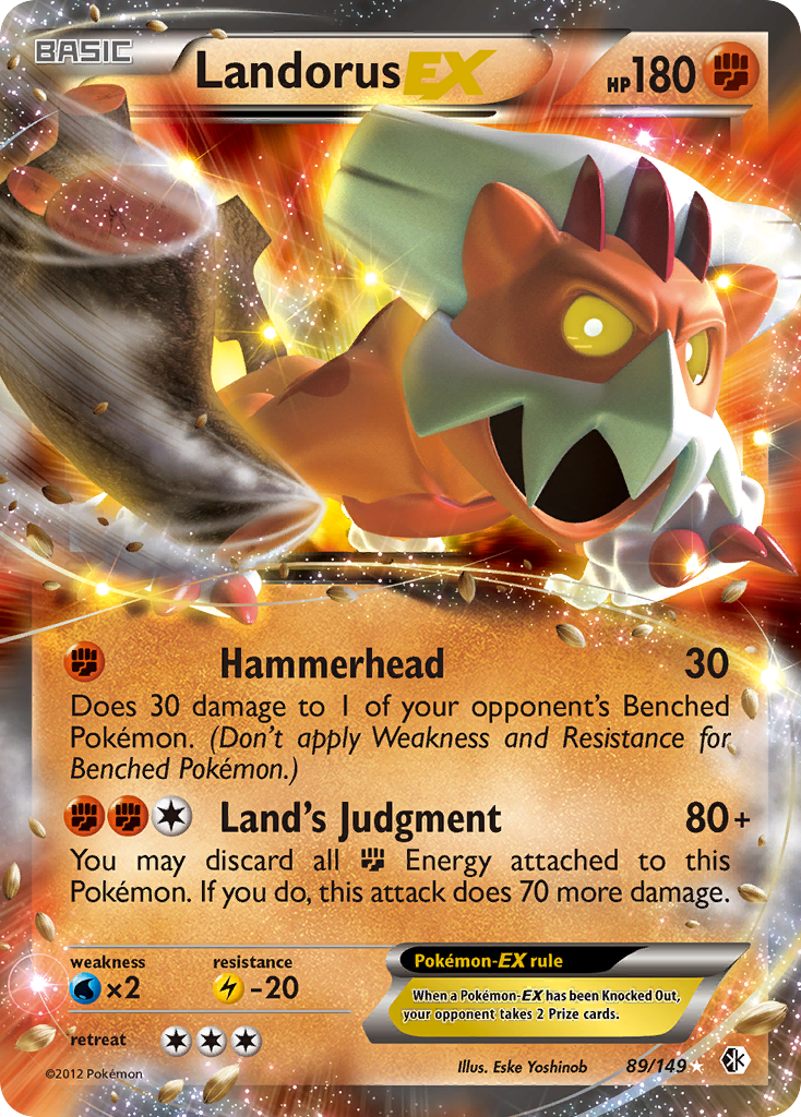 Landorus EX (89/149) [Black & White: Boundaries Crossed] | Card Merchant Takapuna