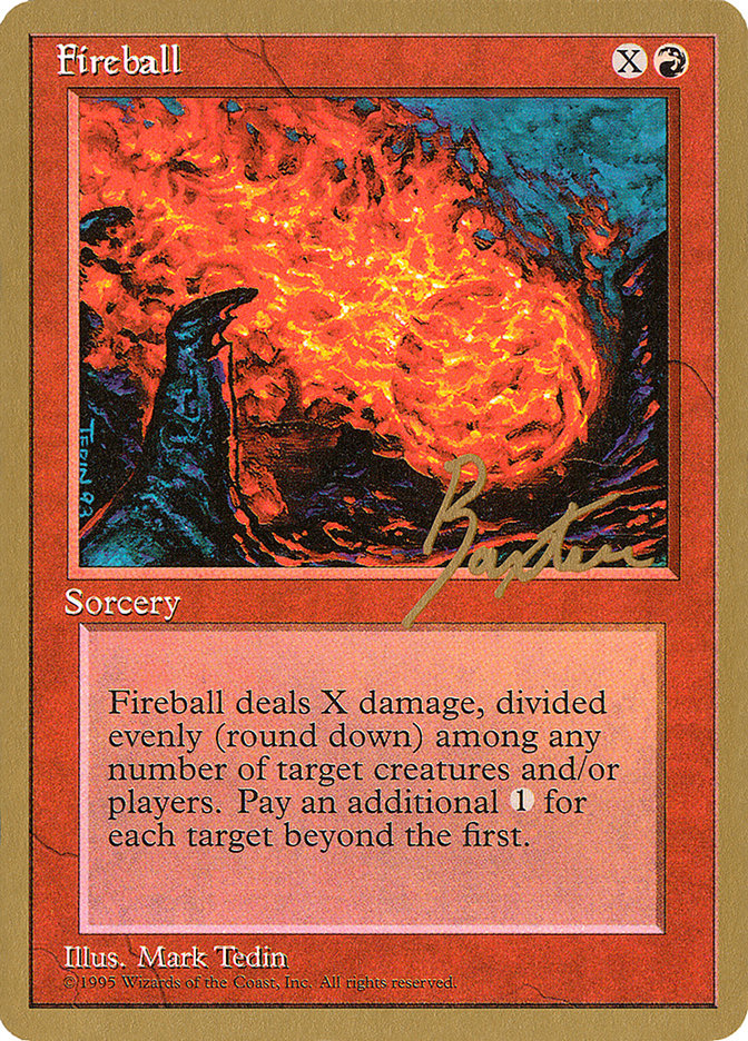 Fireball (George Baxter) [Pro Tour Collector Set] | Card Merchant Takapuna