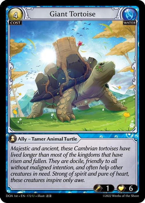 Giant Tortoise (172) [Dawn of Ashes: 1st Edition] | Card Merchant Takapuna