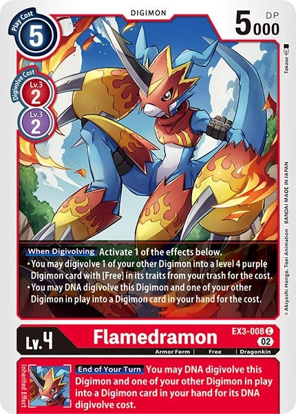 Flamedramon [EX3-008] [Revision Pack Cards] | Card Merchant Takapuna