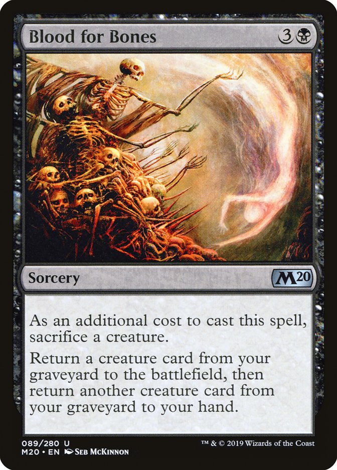 Blood for Bones [Core Set 2020] | Card Merchant Takapuna