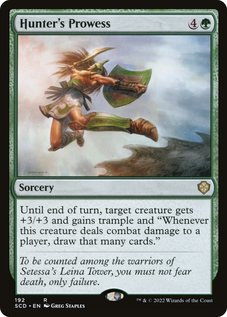 Hunter's Prowess [Starter Commander Decks] | Card Merchant Takapuna