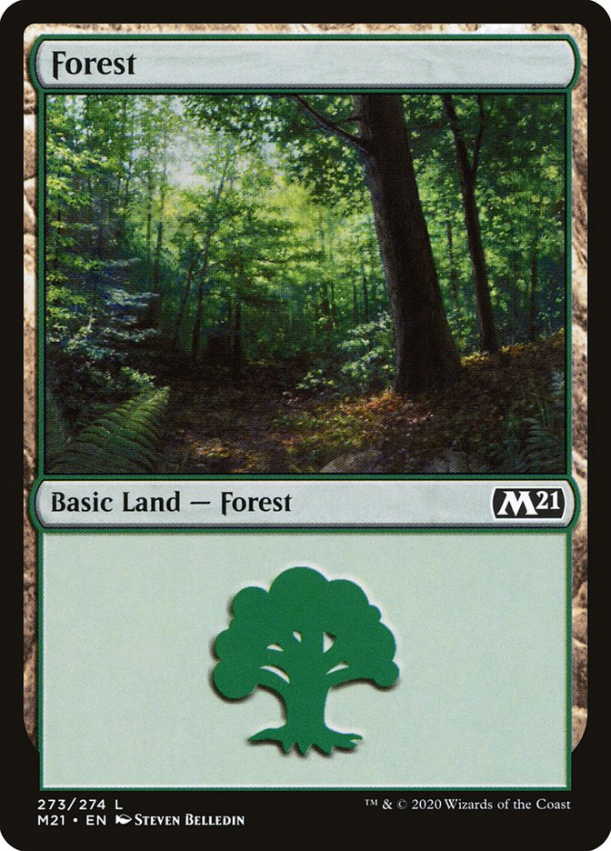Forest (273) [Core Set 2021] | Card Merchant Takapuna