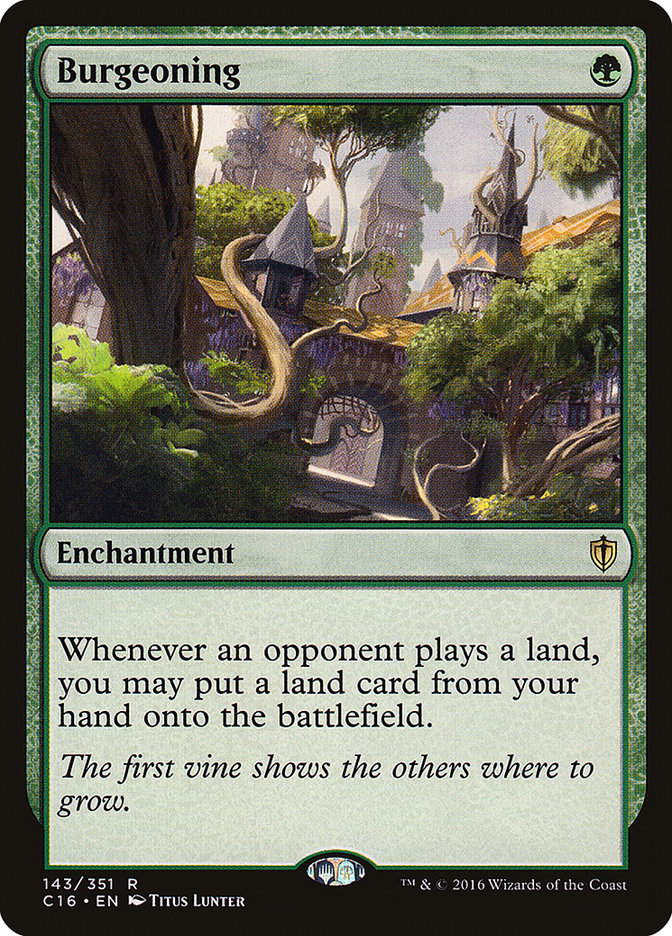 Burgeoning [Commander 2016] | Card Merchant Takapuna