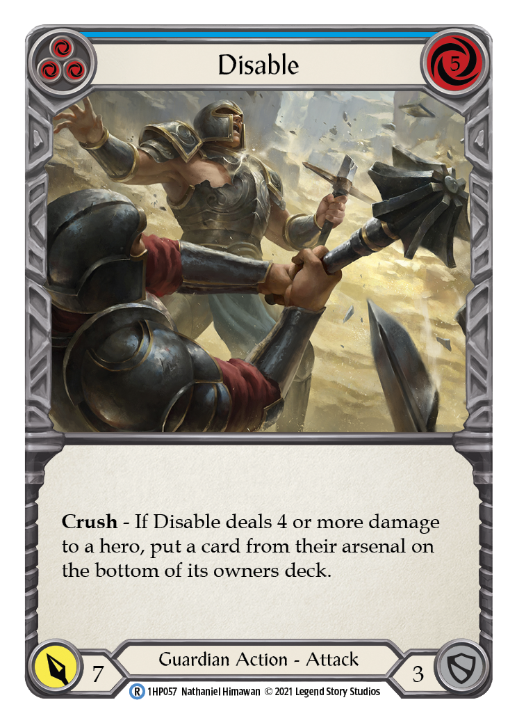 Disable (Blue) [1HP057] (History Pack 1) | Card Merchant Takapuna