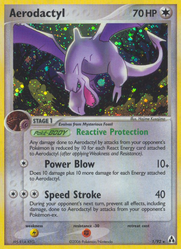 Aerodactyl (1/92) [EX: Legend Maker] | Card Merchant Takapuna