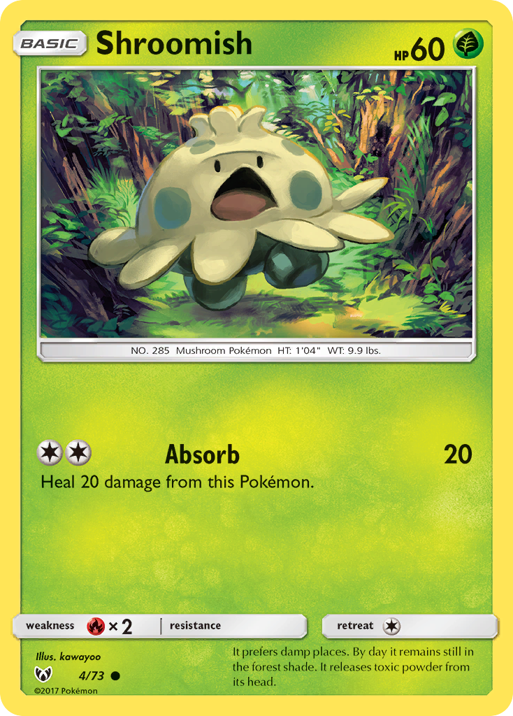 Shroomish (4/73) [Sun & Moon: Shining Legends] | Card Merchant Takapuna