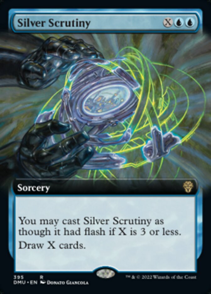 Silver Scrutiny (Extended Art) [Dominaria United] | Card Merchant Takapuna