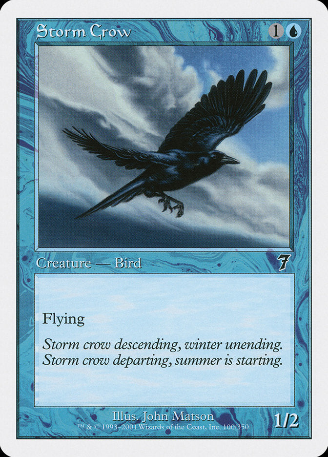 Storm Crow [Seventh Edition] | Card Merchant Takapuna