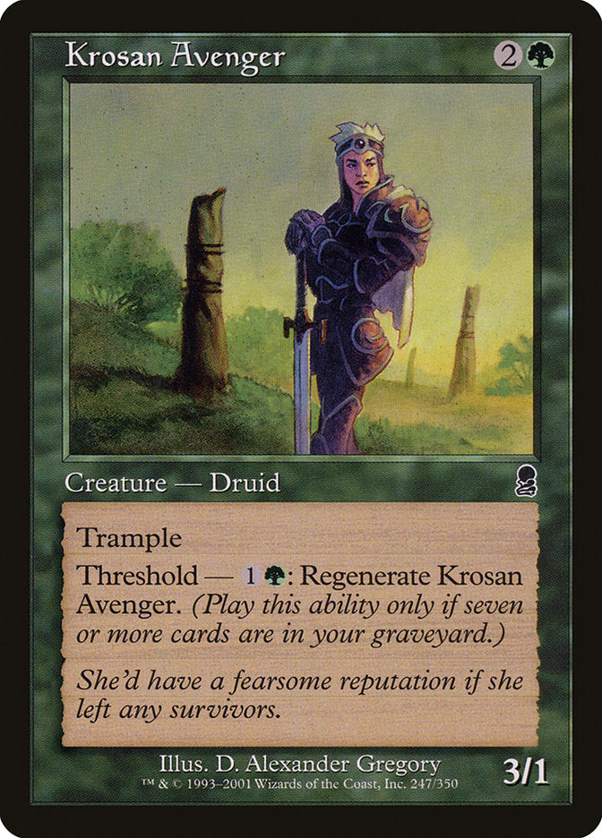 Krosan Avenger [Odyssey] | Card Merchant Takapuna