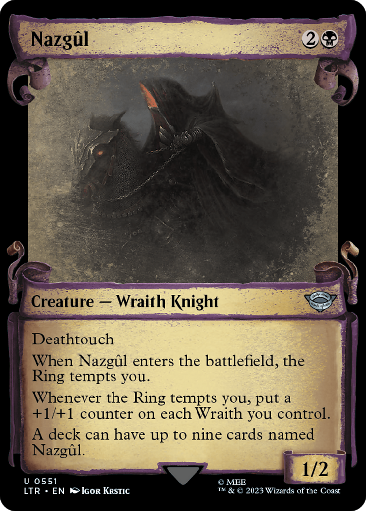 Nazgul (0551) [The Lord of the Rings: Tales of Middle-Earth Showcase Scrolls] | Card Merchant Takapuna