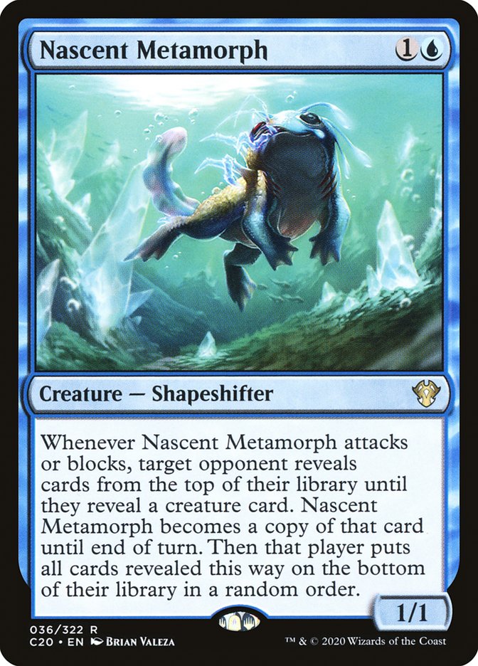 Nascent Metamorph [Commander 2020] | Card Merchant Takapuna