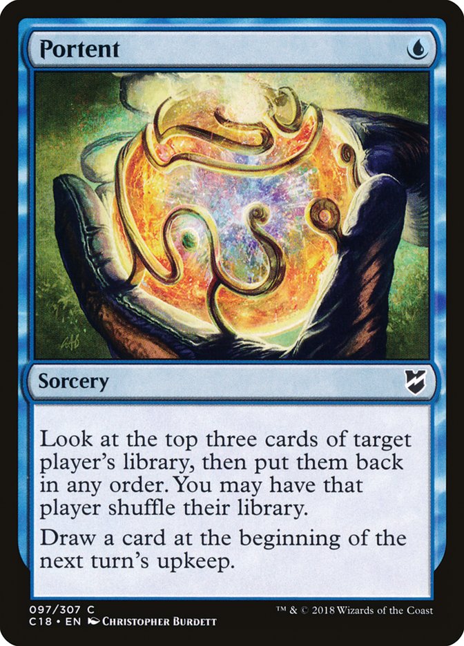 Portent [Commander 2018] | Card Merchant Takapuna