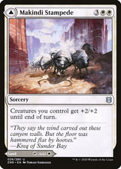 Makindi Stampede // Makindi Mesas [Zendikar Rising] | Card Merchant Takapuna