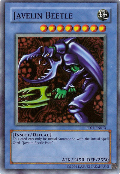 Javelin Beetle [PP01-EN013] Super Rare | Card Merchant Takapuna