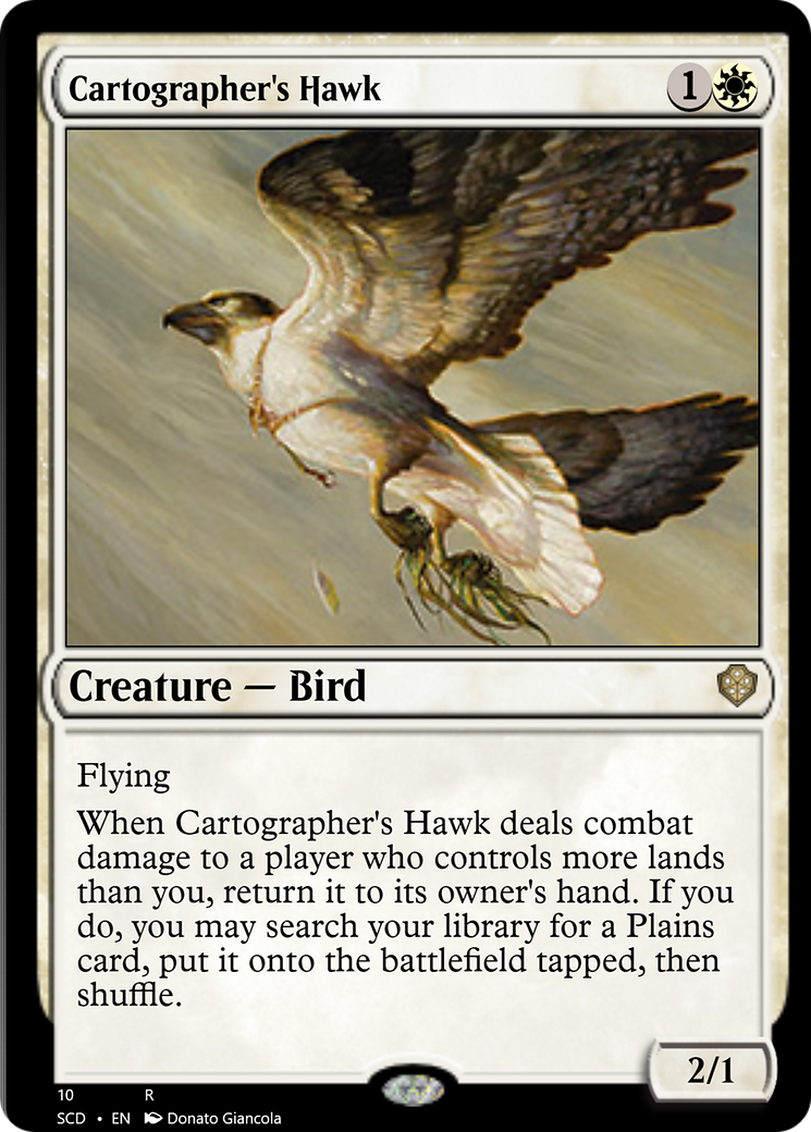 Cartographer's Hawk [Starter Commander Decks] | Card Merchant Takapuna