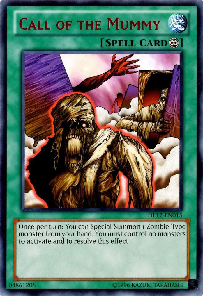 Call of the Mummy (Red) [DL17-EN015] Rare | Card Merchant Takapuna