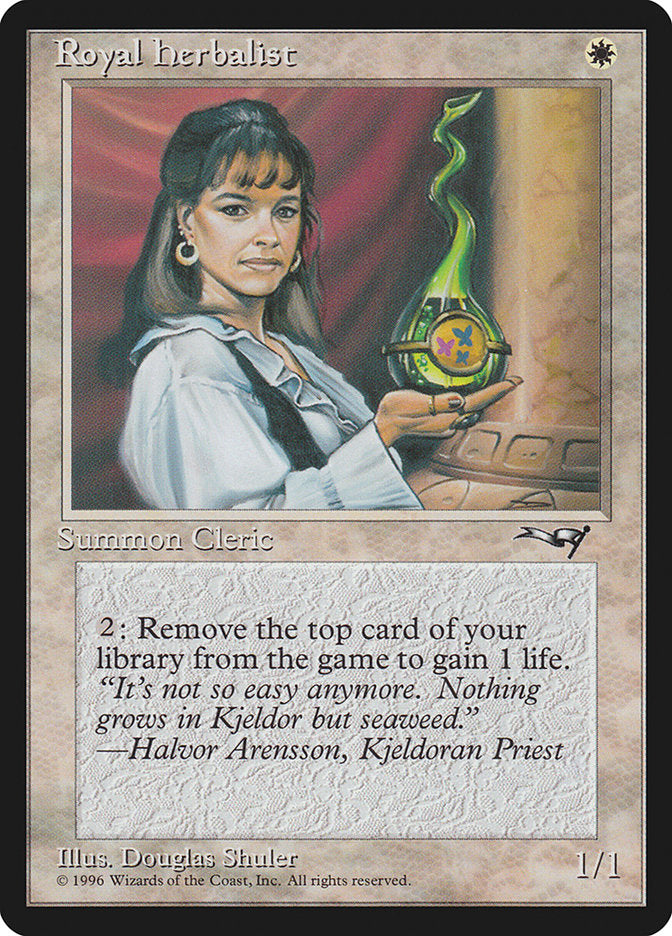 Royal Herbalist (Female) [Alliances] | Card Merchant Takapuna