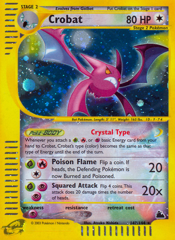 Crobat (147/144) [Skyridge] | Card Merchant Takapuna