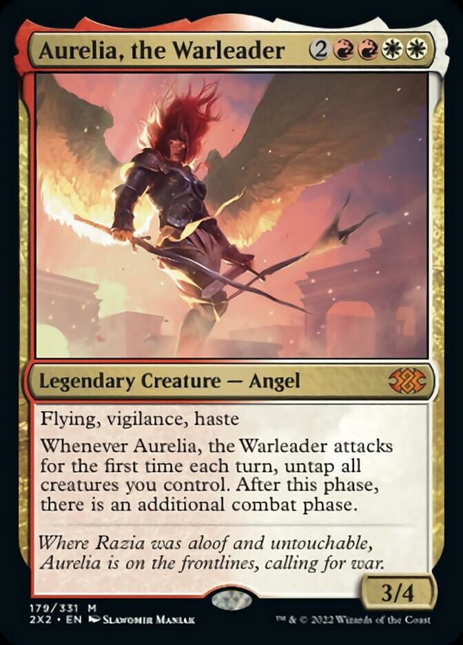 Aurelia, the Warleader [Double Masters 2022] | Card Merchant Takapuna