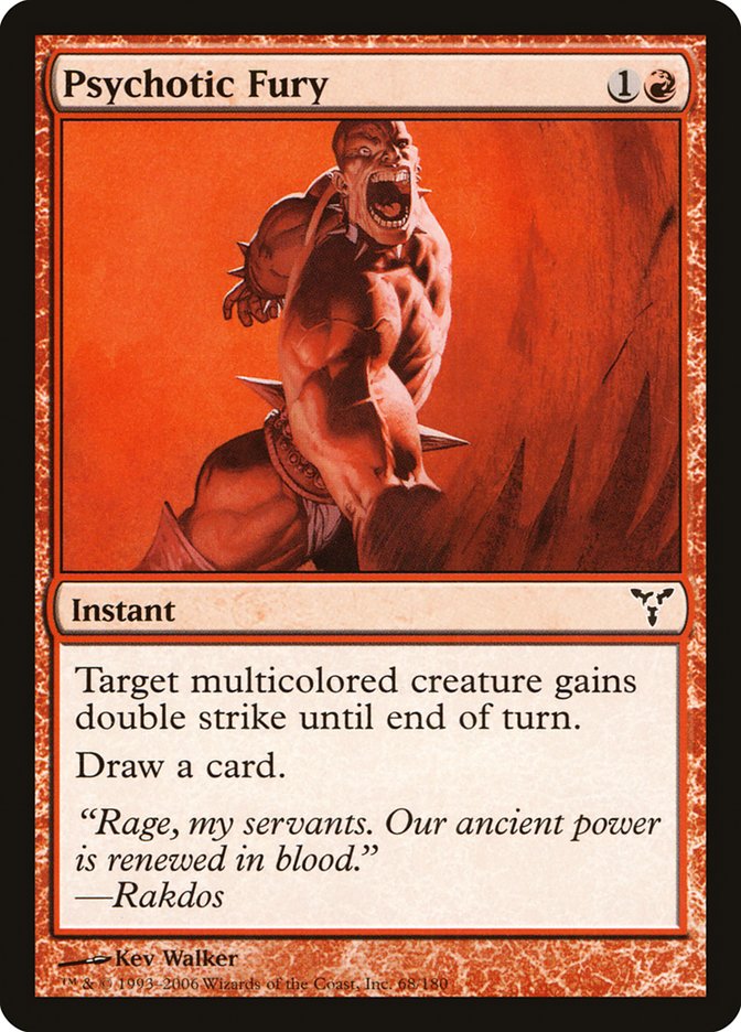Psychotic Fury [Dissension] | Card Merchant Takapuna