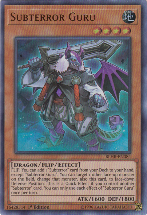 Subterror Guru [BLHR-EN084] Ultra Rare | Card Merchant Takapuna