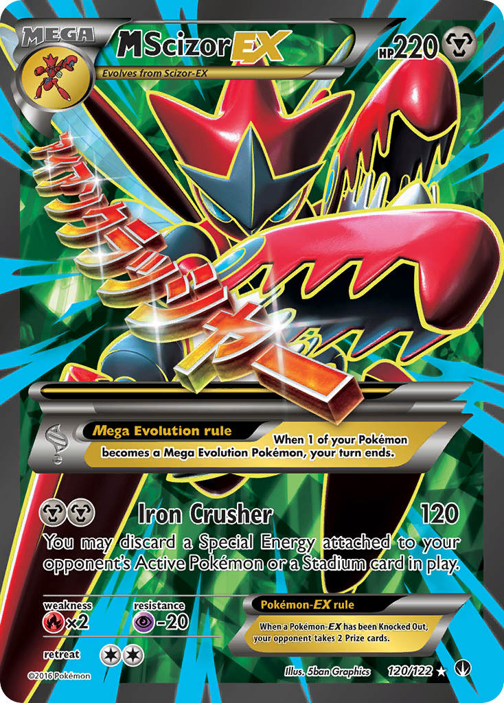 M Scizor EX (120/122) [XY: BREAKpoint] | Card Merchant Takapuna