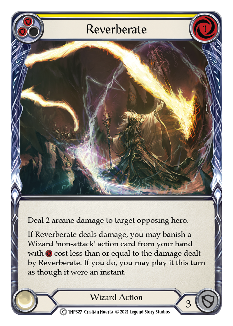 Reverberate (Yellow) [1HP327] (History Pack 1) | Card Merchant Takapuna