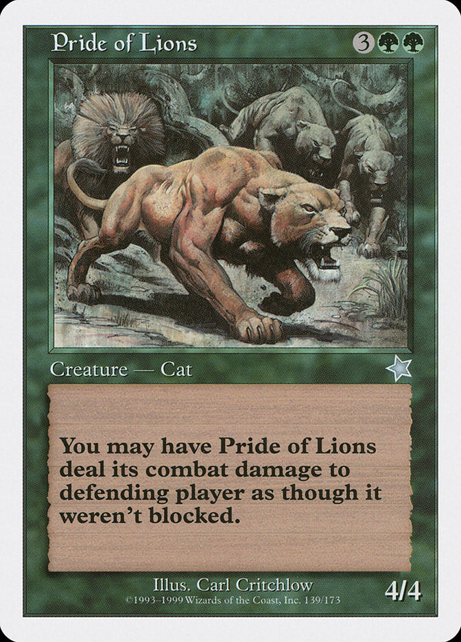 Pride of Lions [Starter 1999] | Card Merchant Takapuna
